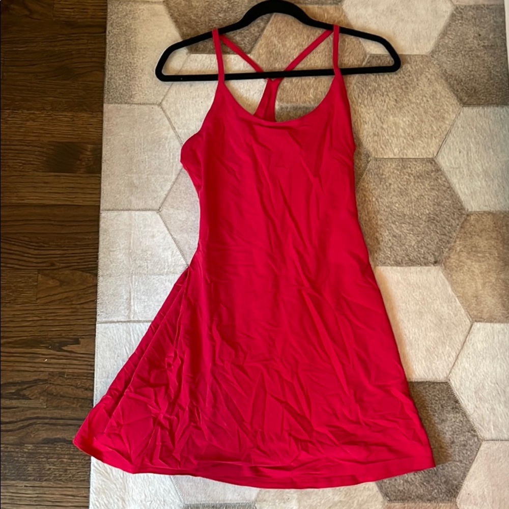 Red Outdoor Voices Exercise Dress